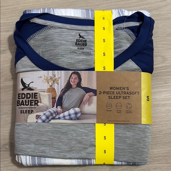 Eddie Bauer Other - Eddie Bauer Women's Ultrasoft Sleep Set in Gray and Navy